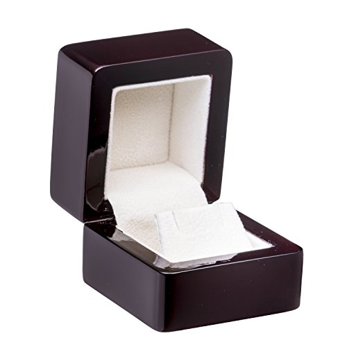 Allure Regal Earring Box, Rosewood