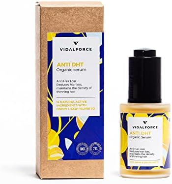VidalForce Natural Hair Loss Serum for Men and Women – Growth wit...