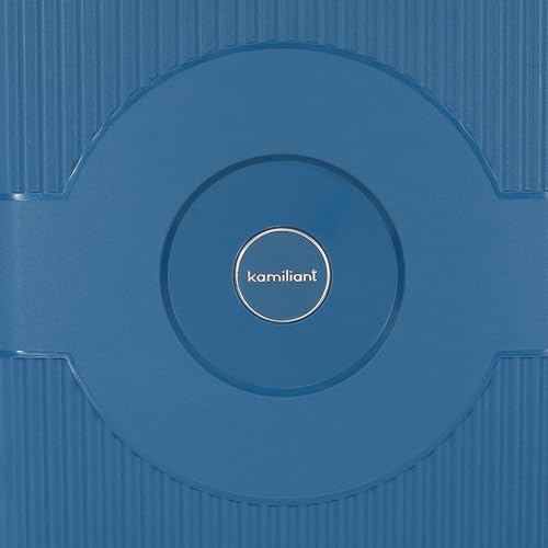 Image of Kamiliant Polypropylene KAM Double 8 Spinner Wheels Hard Shell Suitcase Might DW SP55CM DEEP Ocean,Blue,Small