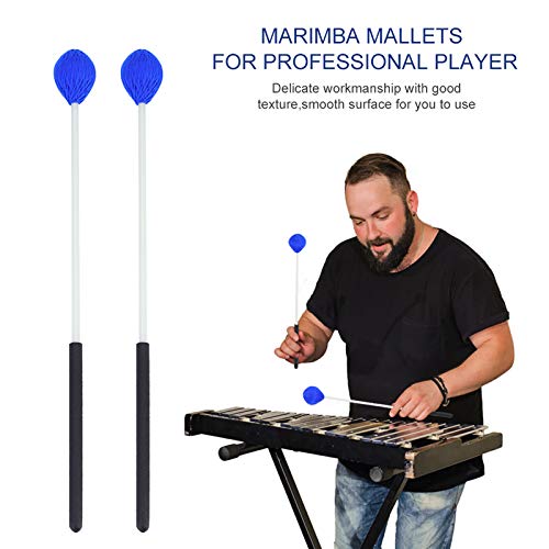 1 Pair Percussion Mallets, Marimba Mallets, Yarn Head Keyboard With Fiberglass Handles Percussion Mallets Set Musical Instruments Accessory For Beginners #TOP3