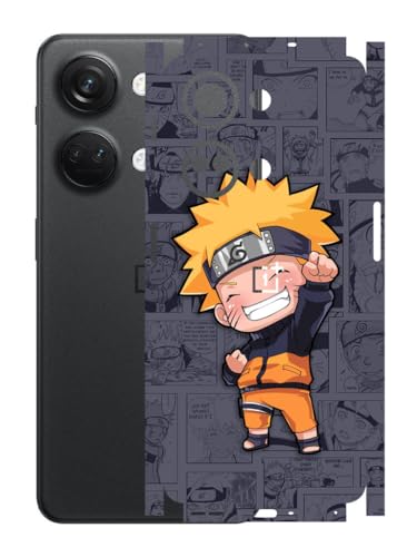 Image of AtOdds - Compatible for ONEPLUS NORD 3 (5G) Mobile Back Skin Sticker - Lamination - Film Wrap (Coverage - Back+Camera+Sides) (Design - Naruto)