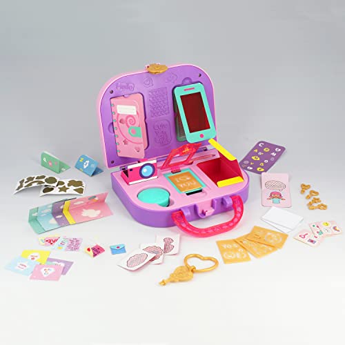 Funlockets S22230 Secret Messages Maker Girl’s Stationary Case, Pink,Medium