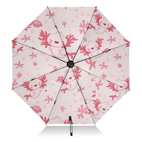 Parapluie de voyage ALAZA automatique contre la pluie le vent et les UV