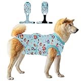 Aimydog Dog Surgery Recovery Suit, Recovery Suit for Dogs Male Neuter, Soft Spay Suit for Female Dog,Anti-Licking Breathable Onesie for Small Medium Large Dogs Cats