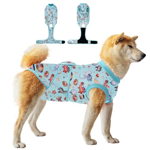 Aimydog Dog Surgery Recovery Suit, Recovery Suit for Dogs Male Neuter, Soft Spay Suit for Female Dog,Anti-Licking Breathable Onesie for Small Medium Large Dogs Cats