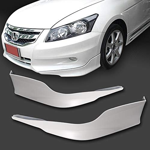 2PCS Front Bumper Aprons Lip Kit fit for Compatible with 2011 2012 Dodge Charger, OE-Style Splitter Trim Protection Spoiler, Air-Dam-Chin-Diffuser (Painted White)