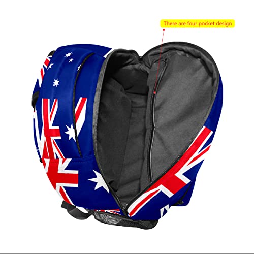 Girls Backpack For Teen Kid Lightweight Travel School Bag Australia Flag Casual Daypack Laptop Backpacks For Men Women #TOP5