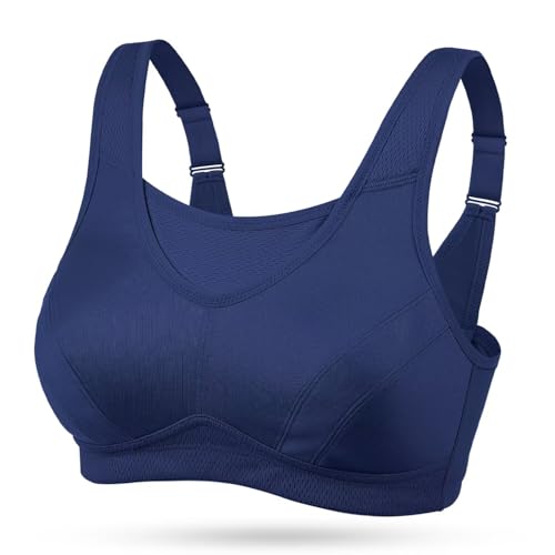 Image of Wingslove High Impact Sports Bras for Women Plus Size Non Padded Wirefree Workout Bra Bounce Control