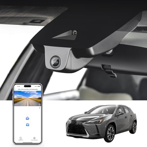 Fitcamx 4K Dash Cam For Lexus UX 2019-2024 - OEM Style Built-in WiFi UHD 2160P Recording