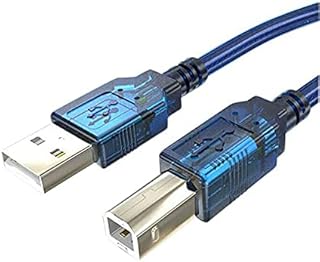 DHERIGTECH USB Cable for DJ Midi Controllers/keyboards/samplers/effect pads/Syntesizers Numark/Pioneer/Native Instruments/Traktor/Denon/Akai to MacBook Dell HP (3 METER)