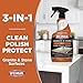 Weiman Complete Countertop Clean & Protect Kit - For Granite, Marble, Quartz & Stone - Granite & Stone Cleaner and Polish - 24 oz, Granite & Stone Sealer -24 oz