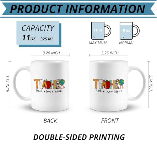 Taza de cerámica para profesor con capacidad de 11 onzas miniatura 7
