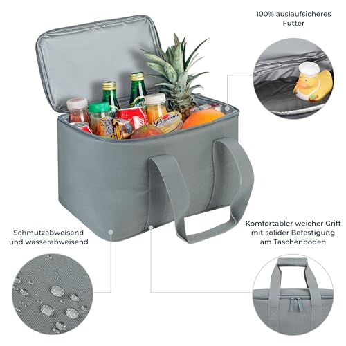 Bolsa isotérmica plegable RIVACASE pequeña portátil para tu comida diaria 3