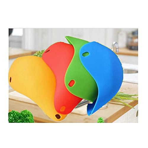 Egg Poaching Cups Colorful Extra Thick Silicone Poacher Molds Silicone Egg Poacher Moulds Perfect Silicone Poached Egg Maker Poacher Cups Microwave Egg Poacher Kitchen Cookware Tools (12 Pieces) Second Image