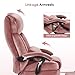 BarberPub Pedicure Chair, 360° Rotating Lifting Facial Beauty Spa Chair,Adjustable Tattoo Salon Spa Esthetician Beauty Equipment 3571 (Fabric, Pink)