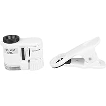 REDYY Mobile Microscope,Easy Carry Microscope Magnifier with LED Handheld Lens Easy Carrying for General Smartphones