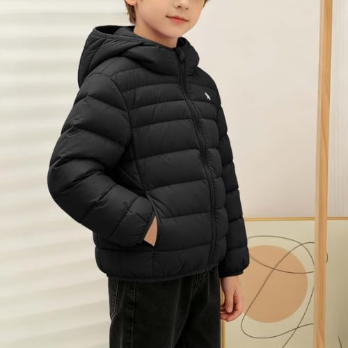 Girls Winter Coat Lightweight Puffer Quilted Jacket with Hood Size 3-13 - image 3