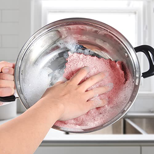 Umani 12 Pack Kitchen Dish Cloths, Ultra Soft Absorbent Quick Drying Dish Towels, Nonstick Oil Microfiber Cleaning Cloth, Machine Washable Coral Fleece Cleaning Rags (Multicolor) #TOP5