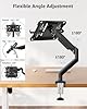 MOUNTUP Laptop Stand for Desk, 2-in-1 Monitor Mount with Laptop Tray Holds up to 10KG, Adjustable Laptops Arm Mount for 14-17 Inch Notebook & 32" Monitor, Laptops Desk Arm with Clamp/Grommet,EU3717 #2