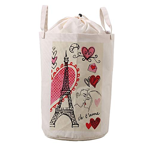 Bolsa de ropa de baño impermeable de París con cordón ajustable para playa 2