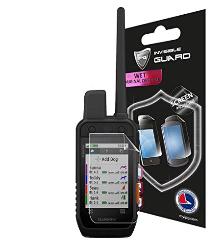 IPG For Anti-Glare Garmin Alpha 200i Dog Tracking Handheld Screen Protector Invisible Touch Screen Sensitive Ultra HD Clear Film Anti Scratch Skin Guard - Smooth/Self-Healing/Bubble -Free