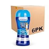 Fresh Step Litter Box Charcoal Odor Eliminating Powder, Unscented - Sifting/Pour Cap - Deodorizer Powder Combats Odors and Neutralizes Smells to Keep Your Home Clean, 15 Ounces - 6 Pack