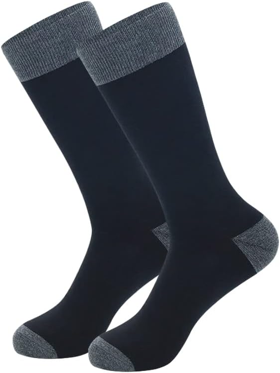 TOEJYJ Mens Fun Dress Socks, Pattern Funny Casual Socks Pack, Colorful Striped Cotton Novelty Socks Size 10-13 - Image 5