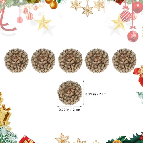 Set de Adornos Naturales de Cáscara de Bellota 50 Pzs miniatura 4