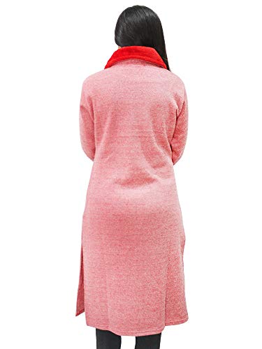 Image of Matelco Women's Wool Straight Kurti for Winters (Ad04Caz45 Black Parent).