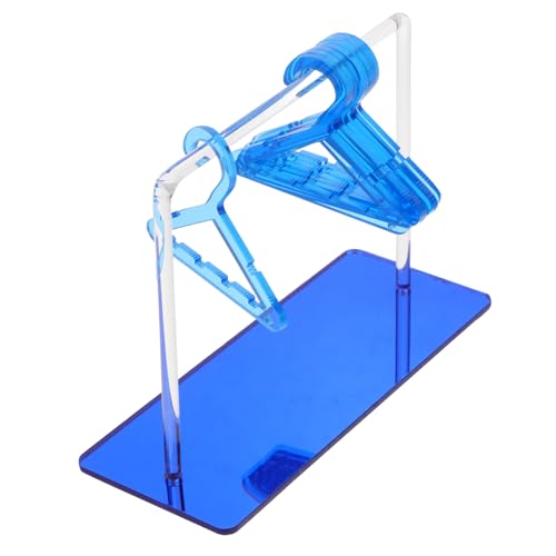 WRITWAA Soporte Para Pendientes Pequeño Soporte Para Pendientes Organizador De Aretes Perchas Para Pendientes Titular Del Collar Organizador De Collares Acrílico Sky-blue