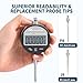 Mxmoonfree Digital Dial Indicator 1 inch/25.4 mm | 0.001mm/0.00005