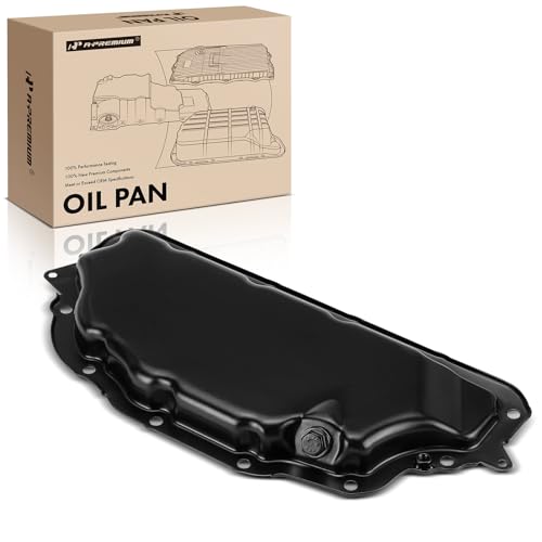 A-Premium Lower Engine Oil Pan Sump with Drain Plug Compatible with Mercedes-Benz C250, C300, C350, C400, C63 AMG, C63 AMG S, E250, E300, E350, E400, E500, E550, CLS400, CLS550, CLS63 AMG, CLS63 AMG S