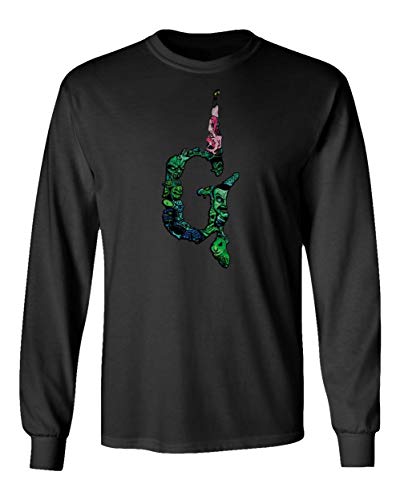 TMB Apparel New Novelty Shirt Goosebumps Horror Scary Shirt R.L. Stine Halloween Men's Long Sleeve T-Shirt (Black, Small)
