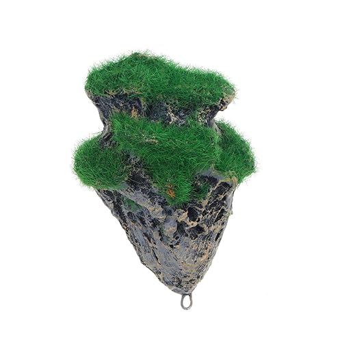 BESPORTBLE Schwimmender Kunststein Aquarium Dekor s Größe Künstlicher Bimsstein Schwebe Ornament Mit Moos Aquarium Dekoration Für Fischbecken Und Nanoaquarien