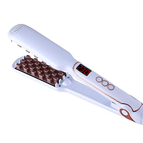 Nannan Hair fluffy hair perm splint Long hair head top hair roots Additional hair perm splint Ceramic adjustable temperature splint (Platinum)