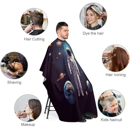 Capa Corte de Pelo Sistema Solar para Hombre y Mujer miniatura 3