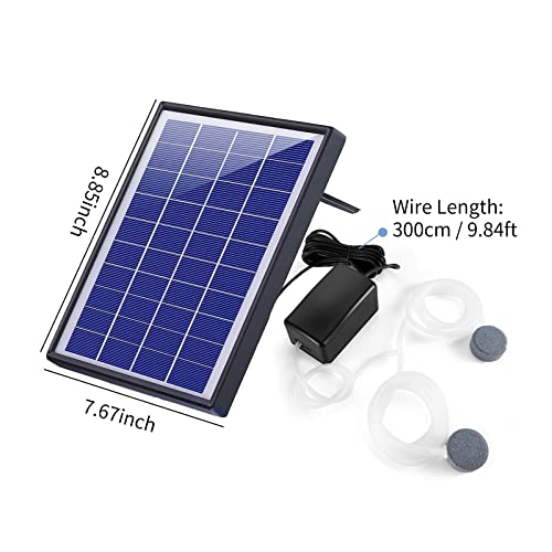 Andoer ZHY1318794611282VP Pond Oxygenator Solar Powered 6W Solar Oxygen Pump Fish Tank Oxygenator Aquarium Oxygen Aerator Air Pump Fishing Aerator thumb #6