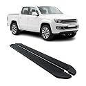 OMAC Trittbretter für VW Amarok DoubleCab 2010-2022 Schwarz Aluminium