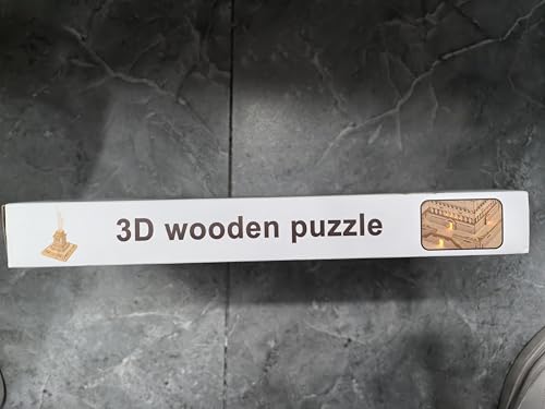 Ysityum 3D Wooden Puzzle for Adults - Statue of Liberty Wood Puzzle Modle Kits with USB LED Light, DIY Architecture Building Craft Toy Set Brain Teaser Gifts for Kids & Teens (147PCS) - Image 9