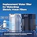 Waterdrop WD-EDF Replacement Filters for Waterdrop Electric Water Filter Pitcher 𝐖𝐃-𝐄𝐃𝟎𝟏/𝐄𝐃𝟎𝟐/𝐄𝐃𝟎𝟒/𝐄𝐃𝟎𝟏𝐀/𝐄𝐃𝐂𝟎𝟏, 3 Months or 200 Gallons, NSF/ANSI 401&53&42, 1 Filter