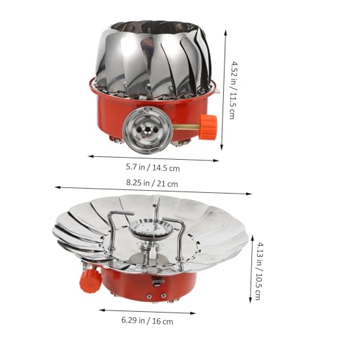 Four de camping coupe-vent efficace pour barbecue et cuisson extérieure - 3
