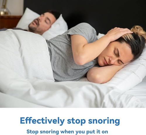 Anti Snoring Device, Anti Snoring Mouthpiece Device Mouth Guard - Effective Anti Snore Solution for Men and Women - Customizable Adjustable Comfortable(White) - Thumbnail 5