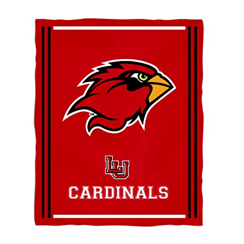 Minky Blanket Super Soft 100% Polyester Luxury Blanket Lamar Cardinals Red Plush Soft Minky Blanket 36" x 48"Mascot