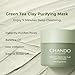 CHANDO HIMALAYA Purifying Green Tea Mask, Natural Facial Clay Mask Deep Pore Cleansing with Green Tea Extract and Portulaca Extract, for Clogged Pores, Detoxifies & Balance Oil, 3.52 fl.oz