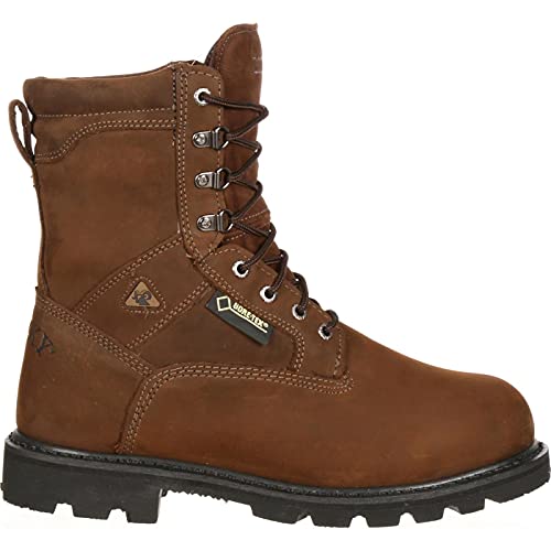 ROCKY Ranger Steel Toe GORE-TEX® Waterproof 600G Insulated Work Boot, Brown, Size 11(ME)