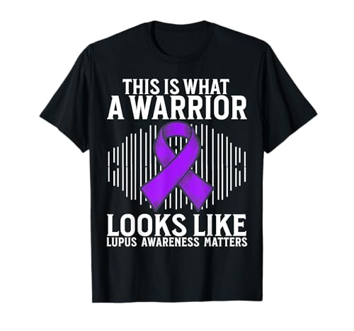 Lupus Awareness Gifts Purple Lupus Warrior Lupus Gifts Women Camiseta