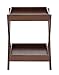 Benzara The Cool Wood Accent Tray Table, 25.98 by 25.98 by 25.98-Inch, Brown