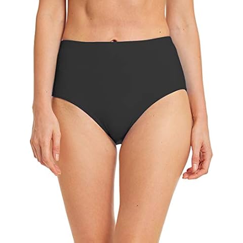 Micosuza High Waist Retro Bikini Bottoms Cover