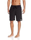 Adidas Men's Iconic 3 Stripe Volley Swim Trunk