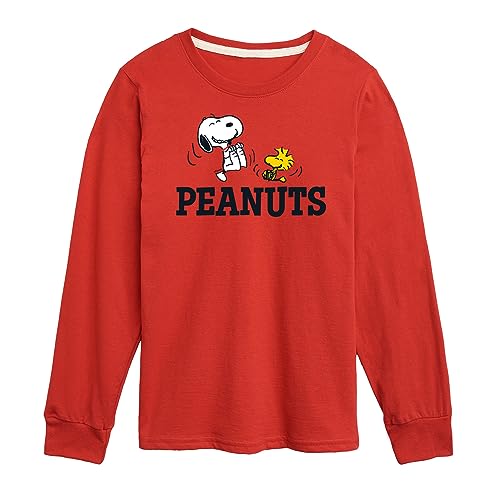 HYBRID APPAREL - Peanuts - Snoopy and Woodstock - Toddler & Youth Long Sleeve Graphic T-Shirt